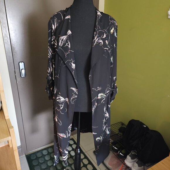 Aritzia Babaton Quincey Jacket - 2018 - Black Denude - Sz S - NWT - Picture 8 of 12